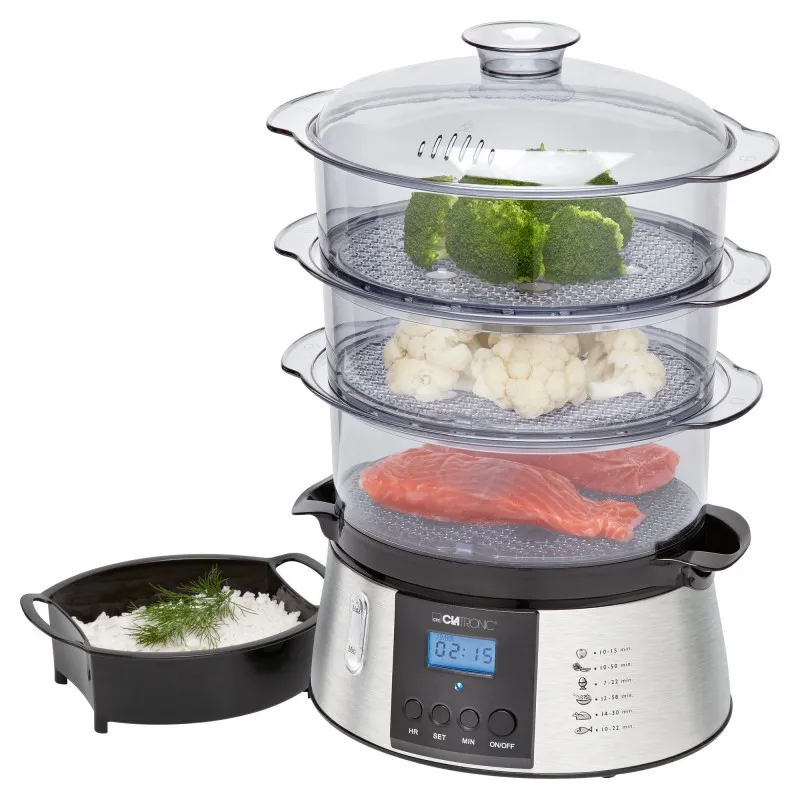 Пароварка Clatronic DG 3547 Inox : легкість у приготуванні здорової їжі